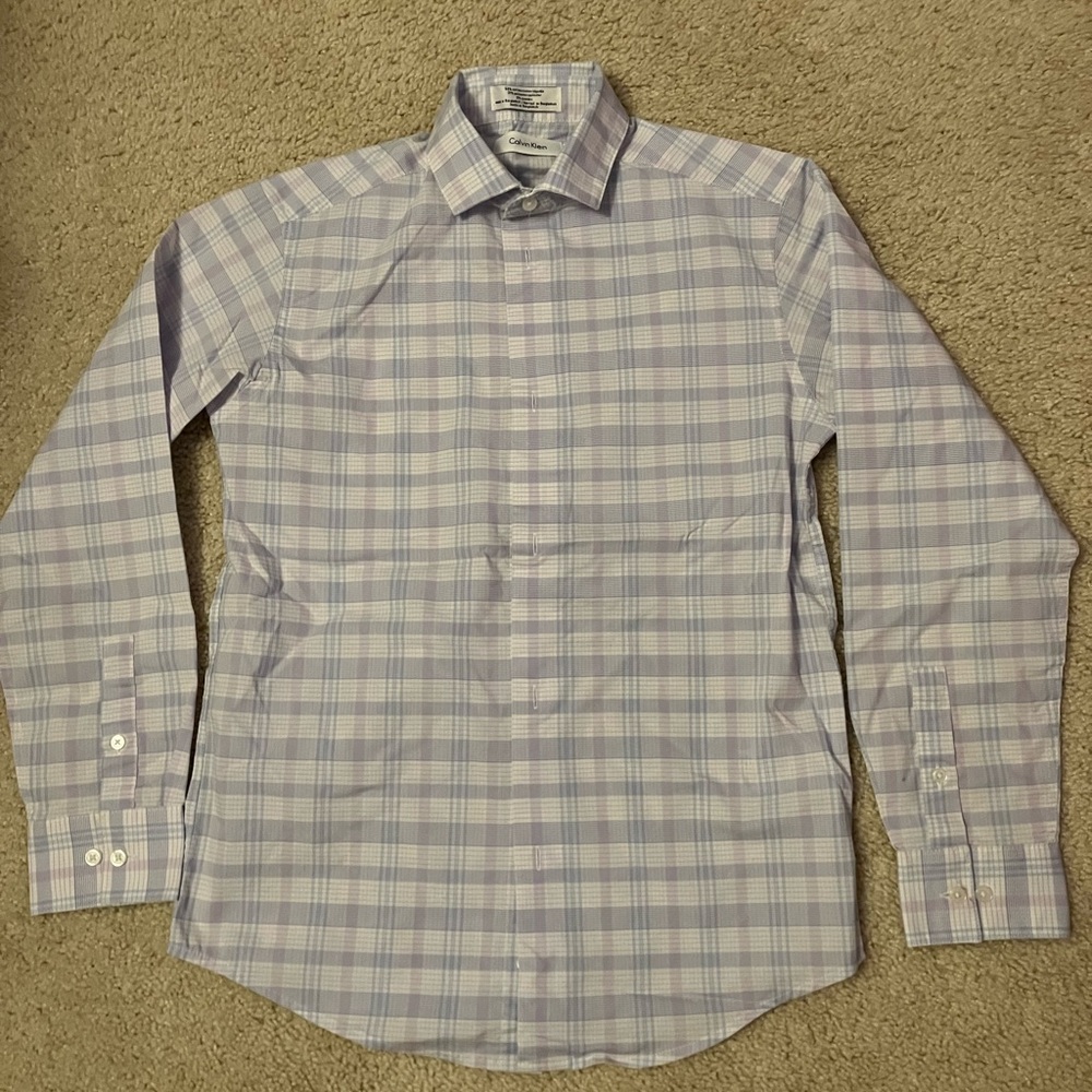 Calvin Klein boys size 12 dress shirt